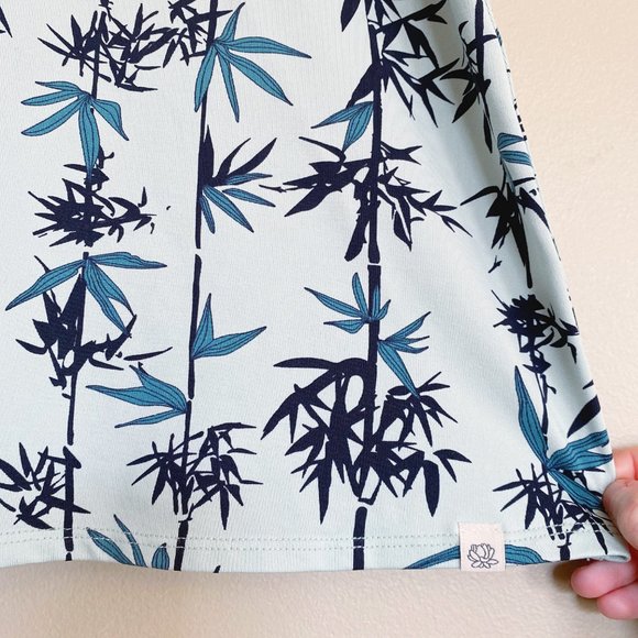 Sissy-Boy green bambo print racerback tank top sz M - Picture 3 of 5